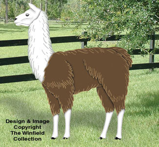 Life-Size Yard Llama Woodcrafting Pattern