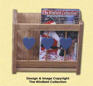 Magazine Wall Rack Woodcraft Pattern(F)