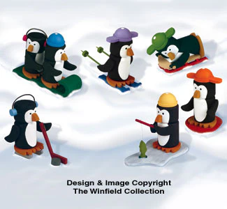 Miniature Penguins Woodcraft Pattern