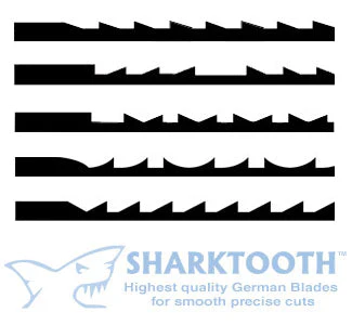 Sharktooth - 5 Dozen Variety Pack PLAIN END Scroll Saw Blades [BL40CT, BL86, BL86R, BLF3UR, BLFDPZ]