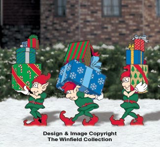 North Pole Delivery Elves Pattern(W)
