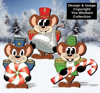 Nutcracking Candy Capers Pattern(W)