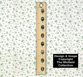 Photo Growth Chart Woodcraft Pattern(F)