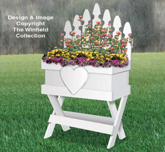 Picket Fence Flower Box Plan(W)