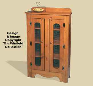 Pie Safe Woodworking Plan(F)