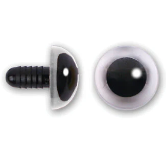 Plastic Eyes - Clear-30mm or 1.18"[PE*]