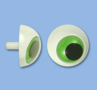 Plastic Eyes - Green-36mm-3D [Not sold in pairs]