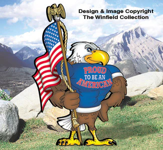 Proud Eagle Paper Pattern(W)