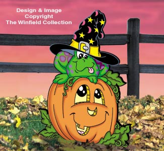 Pumpkin Patch Frog Pattern(F)