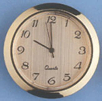 Quartz Mini Clock  Arabic/Gold [MCAG]