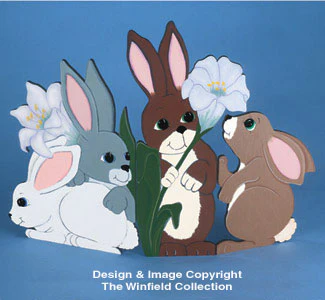 Rabbit Fireplace Screen Pattern(F)