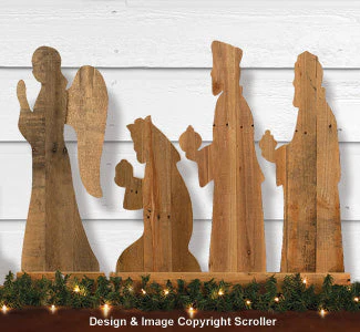 Reclaimed Wood Angel & Kings Pattern - Downloadable
