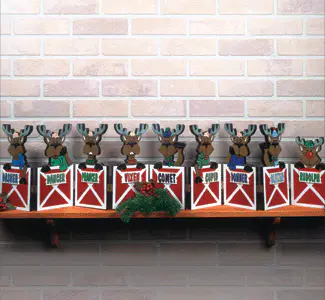 Reindeer Window Screen Pattern(F)