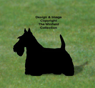 Scottish Terrier Shadow Woodcraft Pattern(F)