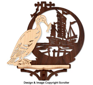 Sea Bird Shelf Project Pattern