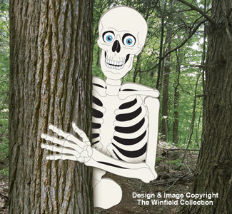 Skeleton Tree Peeker Woodcraft Pattern