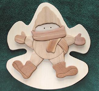 Snow Angel Intarsia Project Pattern
