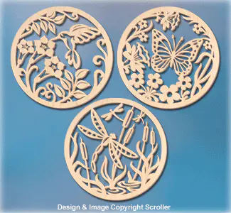 Spring Creature Wall Art Pattern Set #1