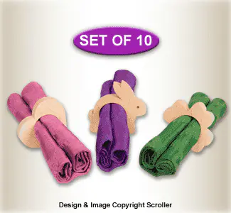 Spring Holiday Napkin Rings - Downloadable
