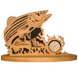 Striped Bass Mini-Clock Project Pattern