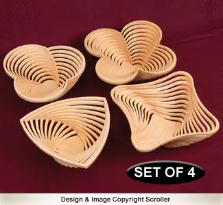 Stylish Stacked Bowl Combo Pattern Set (8996 & 8997SC)
