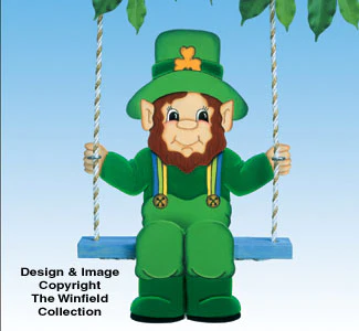 Swingin' Leprechaun Woodcraft Pattern(F)