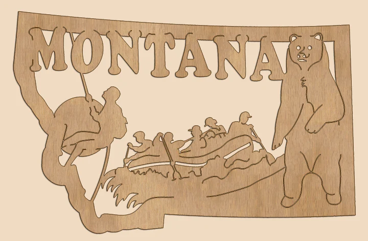 United States Plaques - Montana