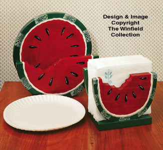 Watermelon Plate /Napkin Holder Pattern