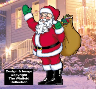 Waving Santa Pattern(W)