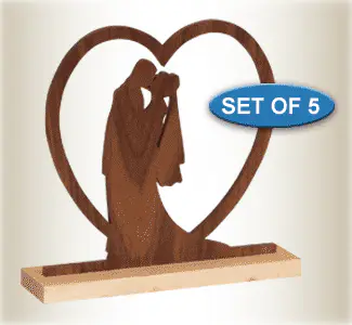 Wedding Sitters Shelf Decor Pattern - Downloadable