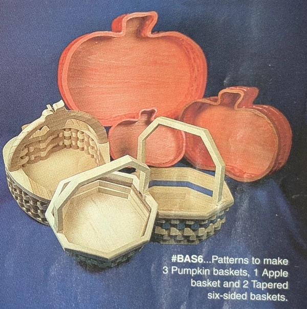 Wooden Baskets Designs #6 Scroll Saw Patterns (F)