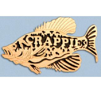 Wooden Fish - Crappie Project Pattern