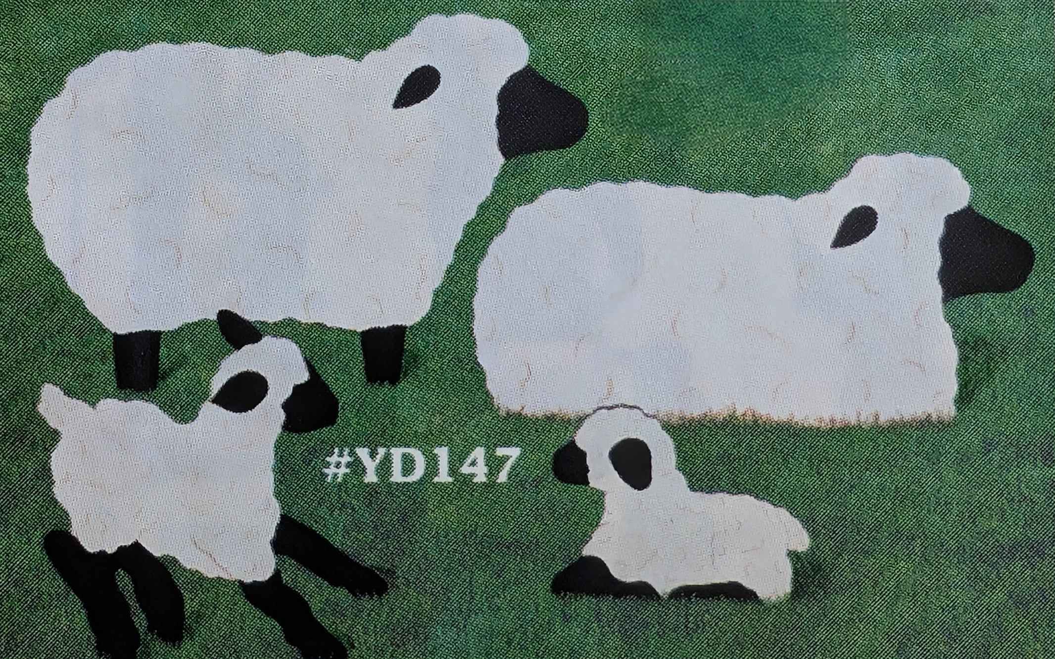 Yard Sheep & Lambs Woodcraft Pattern (F)